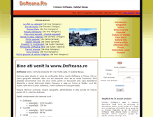 Tablet Screenshot of dofteana.ro